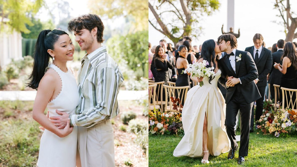 Lana Condor marries longtime boyfriend