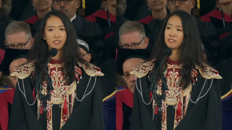 Chinese Harvard graduate’s speech sparks conservative controversy