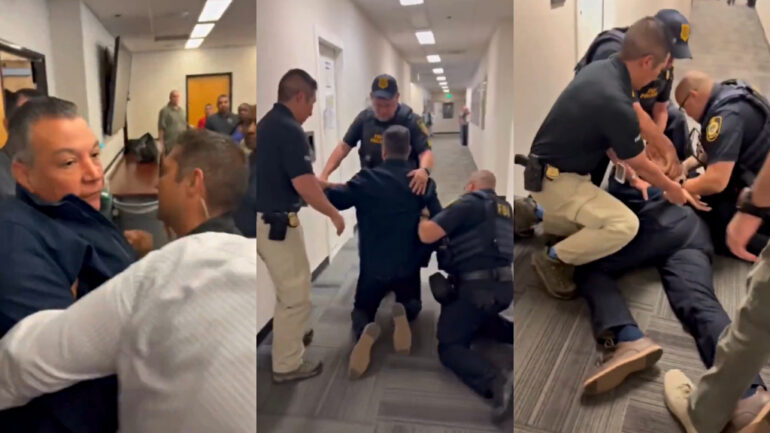 Asian American officials blast Senator Padilla’s forced removal from DHS briefing