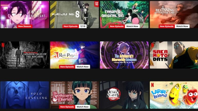 Netflix says half of global users now watch anime