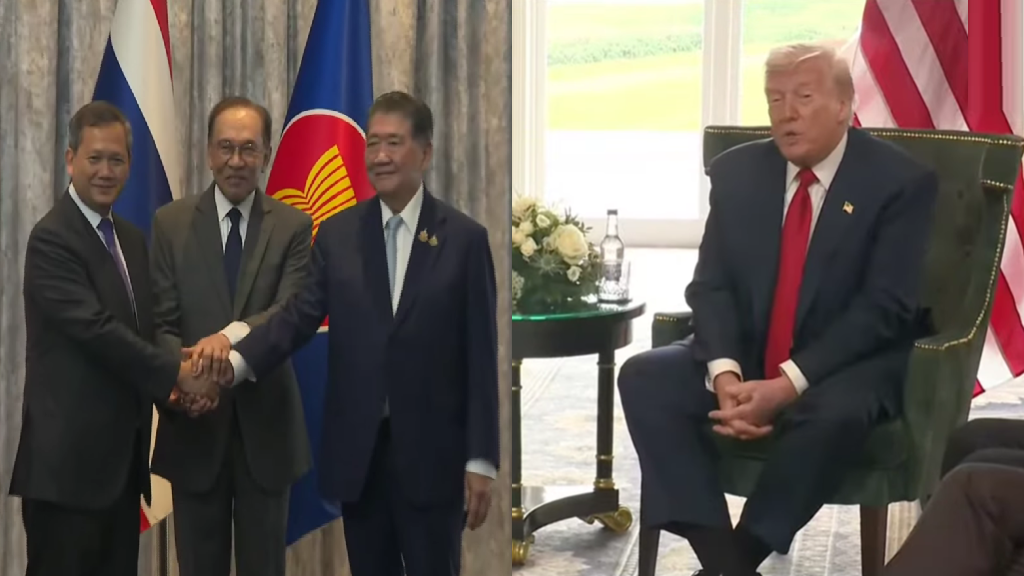 Trump credited by Cambodian official with brokering ceasefire with Thailand