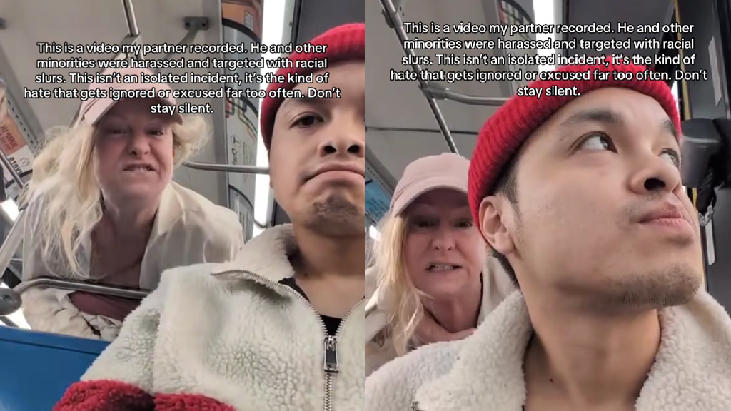 Asian man targeted with racist insults on Boston bus in viral video