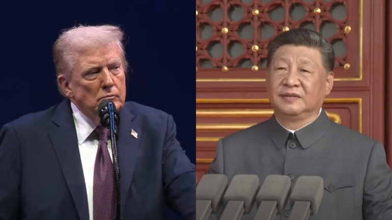 Trump rants about China filling global leadership void he created