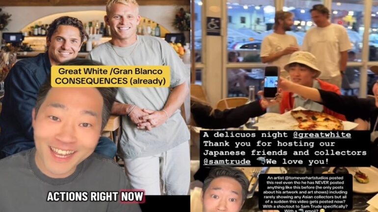 Great White accused of reaching out to Asian influencers after racism allegations
