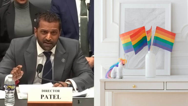 Kash Patel fired longtime FBI employee over Pride flag display