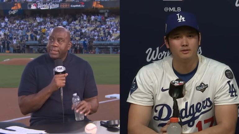 Magic Johnson says Shohei Ohtani is baseball’s Kobe Bryant
