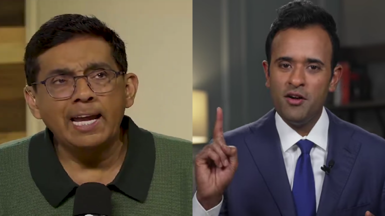 Dinesh D’Souza criticized over ‘whiteys’ remark backing Ramaswamy