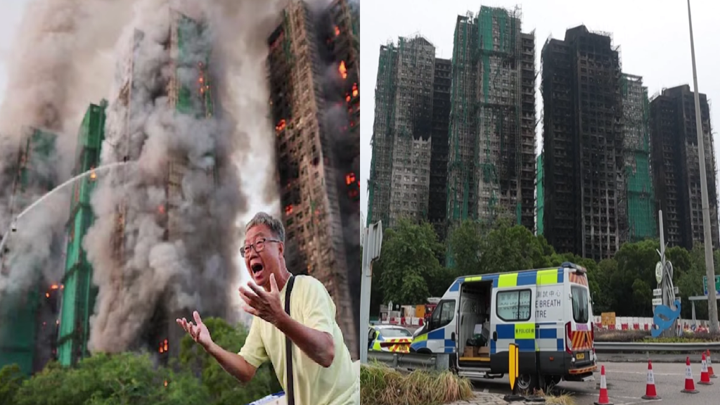 Hong Kong targets contractors and critics in deadly fire probe
