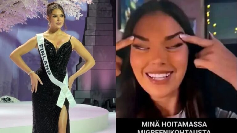 Miss Finland condemned after photo shows alleged racist gesture toward Asians