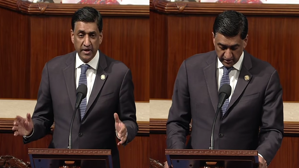 Ro Khanna reads 6 redacted Epstein file names into congressional record