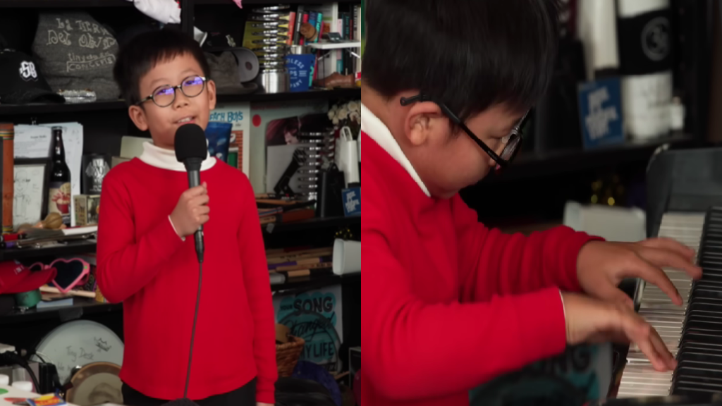 9-year-old Chinese American pianist goes viral with Tiny Desk performance