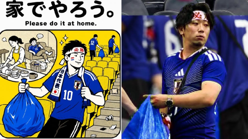 ‘Please do it at home': Viral post challenges praise for Japanese World Cup fans