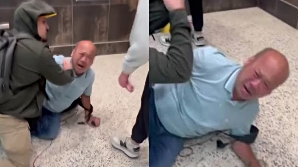 ICE agents leave Asian man cuffed, screaming at Las Vegas airport before vanishing